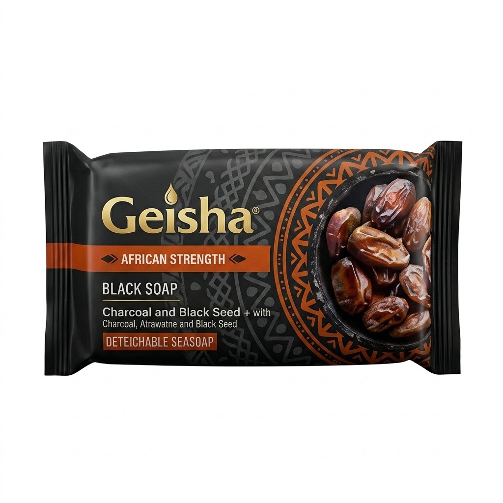 Geisha African Strength Black Soap 2 Geisha African Strength Black Soap - Image 2
