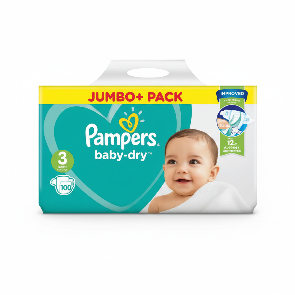 Pampers Baby-Dry Size 3 3 Pampers Baby-Dry Size 3 - Image 3